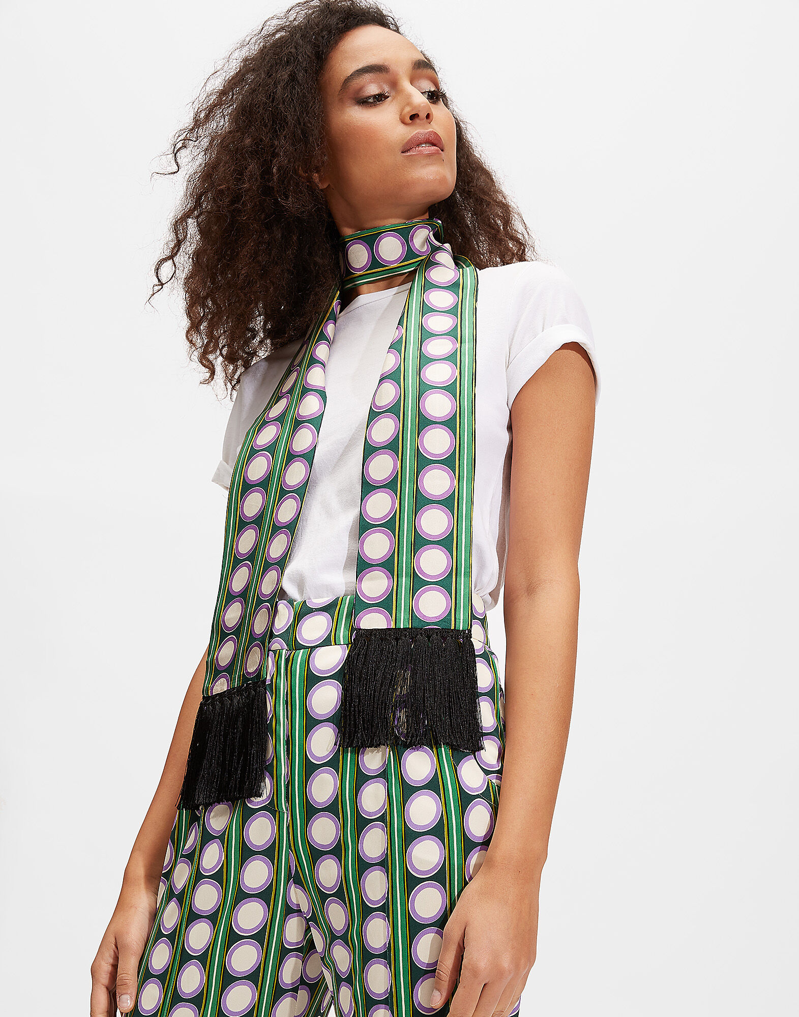 LaDoubleJ Flapper Tight Double Scarf Connect4 SCA0015SIL001CNN0001