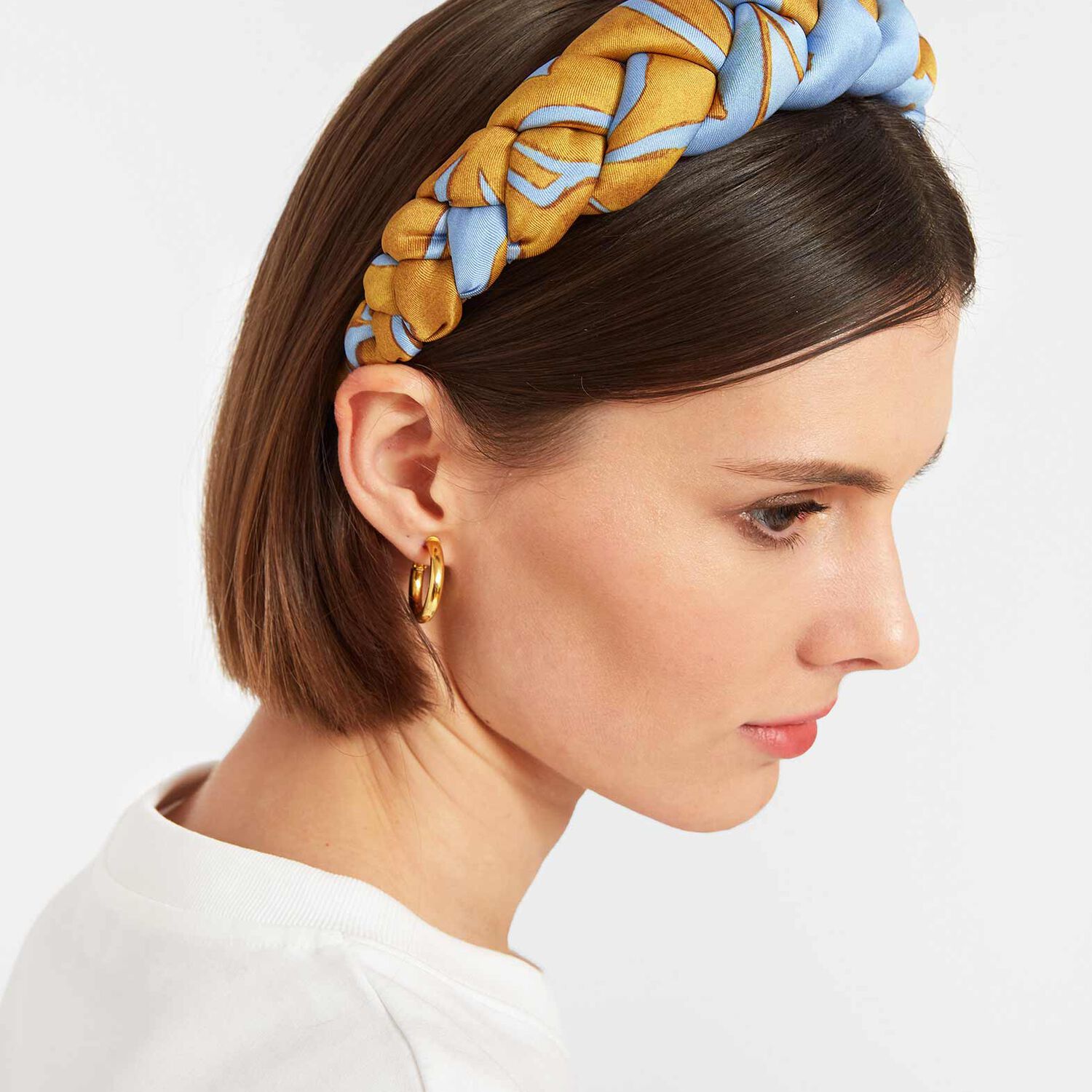 La Doublej Rapunzel Headband In Tangle Light Blue