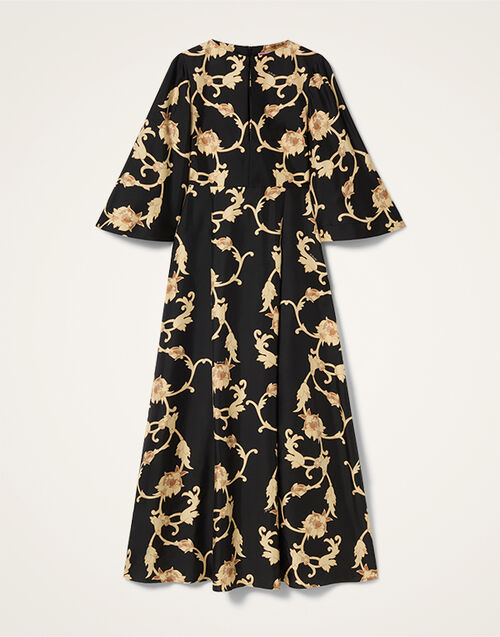 La DoubleJ Belle Kaftan Buttercup Black DRE0985SIL001BTC01BL01