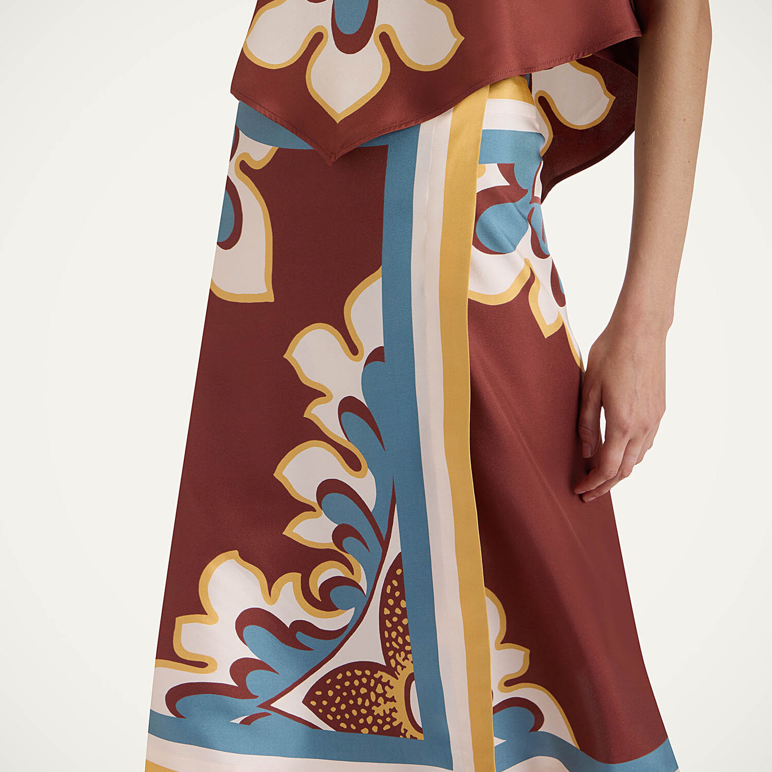 La Doublej Pareo Midi Skirt