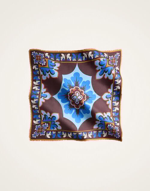 La DoubleJ Foulard 140 La DoubleJ Foulard 140 Palazzo Light Blue SCA0060MOS001PAL05BU01