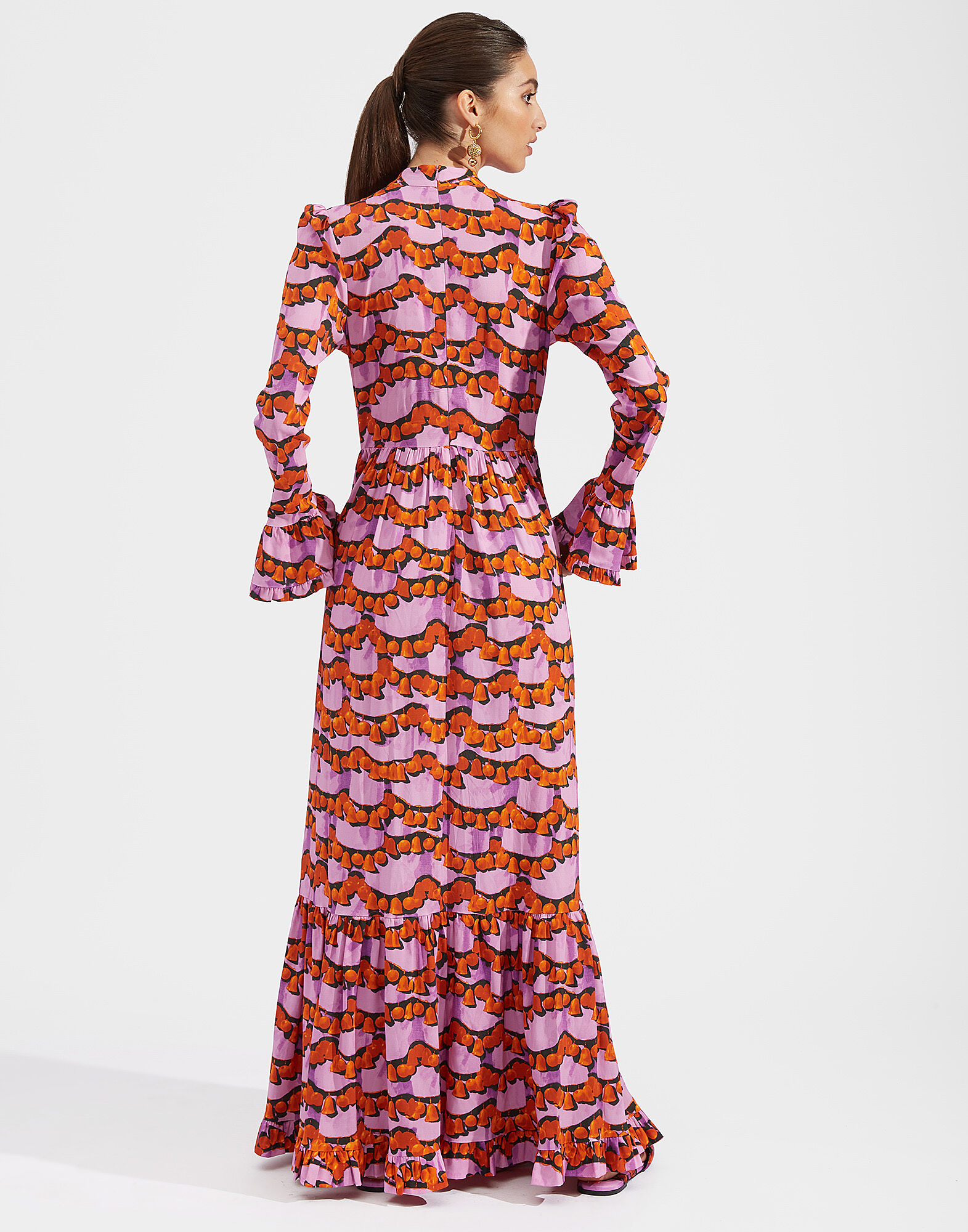 La DoubleJ Visconti Dress Liberace Ciclamino DRE0041VIS001LBR0002