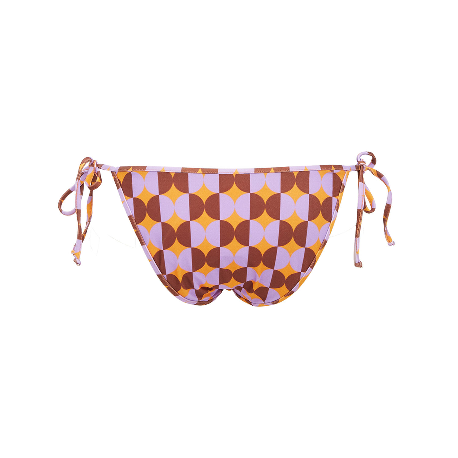 Shop La Doublej Triangle Bikini Bottom In Mezzaluna Orange