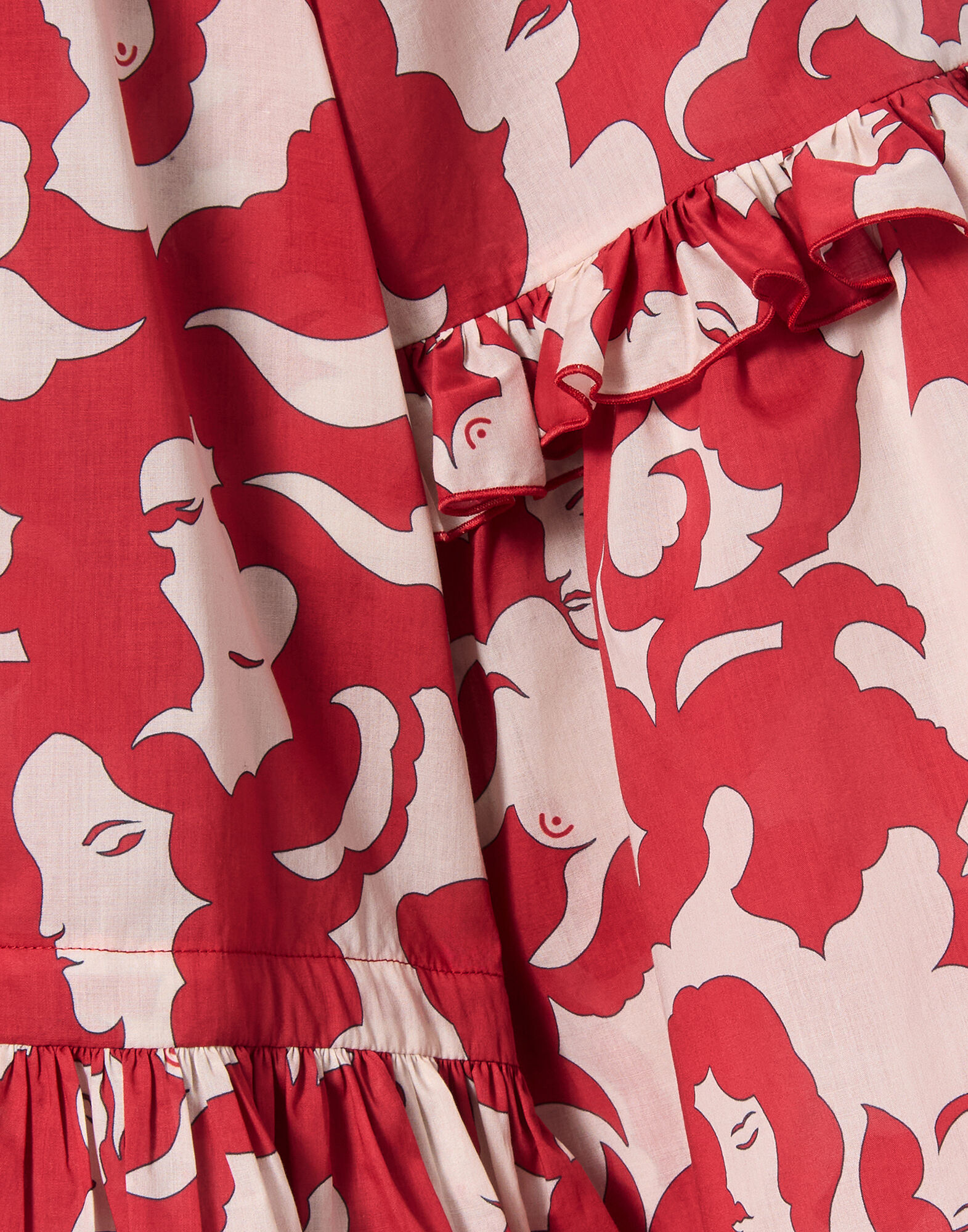 La DoubleJ Boho Blouse Mamma Red TOP0149COT003MAM01RE01