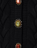 La DoubleJ Portrait Cardigan La DoubleJ Portrait Cardigan Solid Black PUL0211KNI120VA271BL01