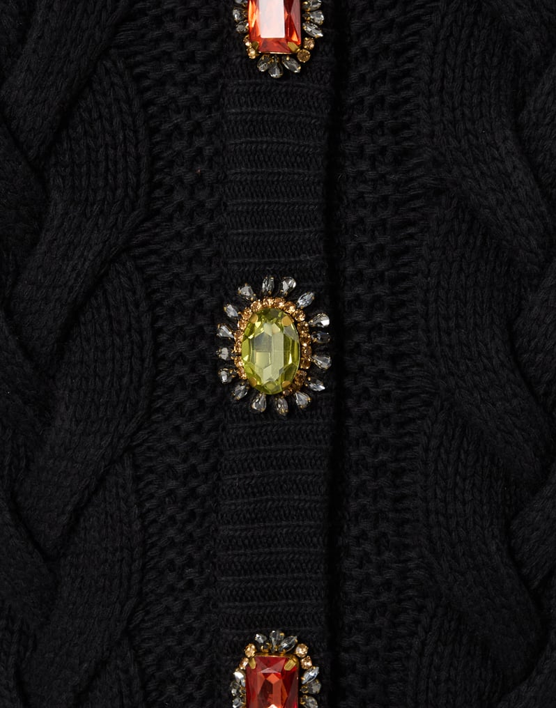 La DoubleJ Portrait Cardigan La DoubleJ Portrait Cardigan Solid Black PUL0211KNI120VA271BL01