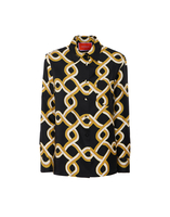 La DoubleJ Boy Shirt La DoubleJ Boy Shirt Tackle Black SHI0001SIL001TAC01BL01