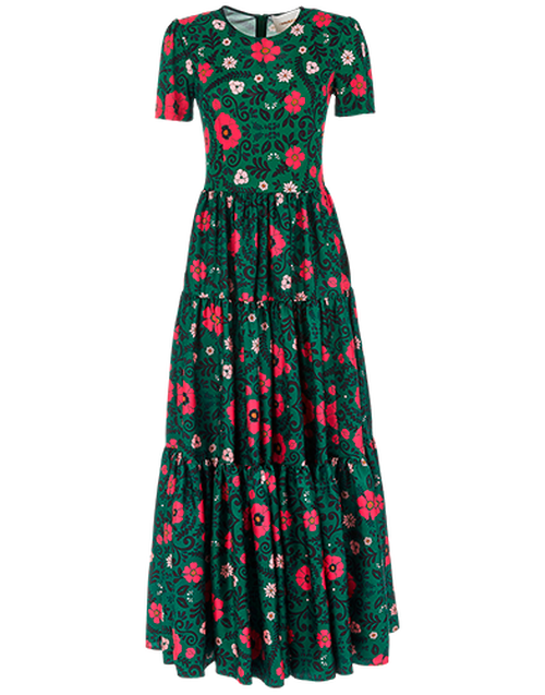 LaDoubleJ Short Sleeve Big Dress Heckfield Verde DRE0264SIL001HEC0002