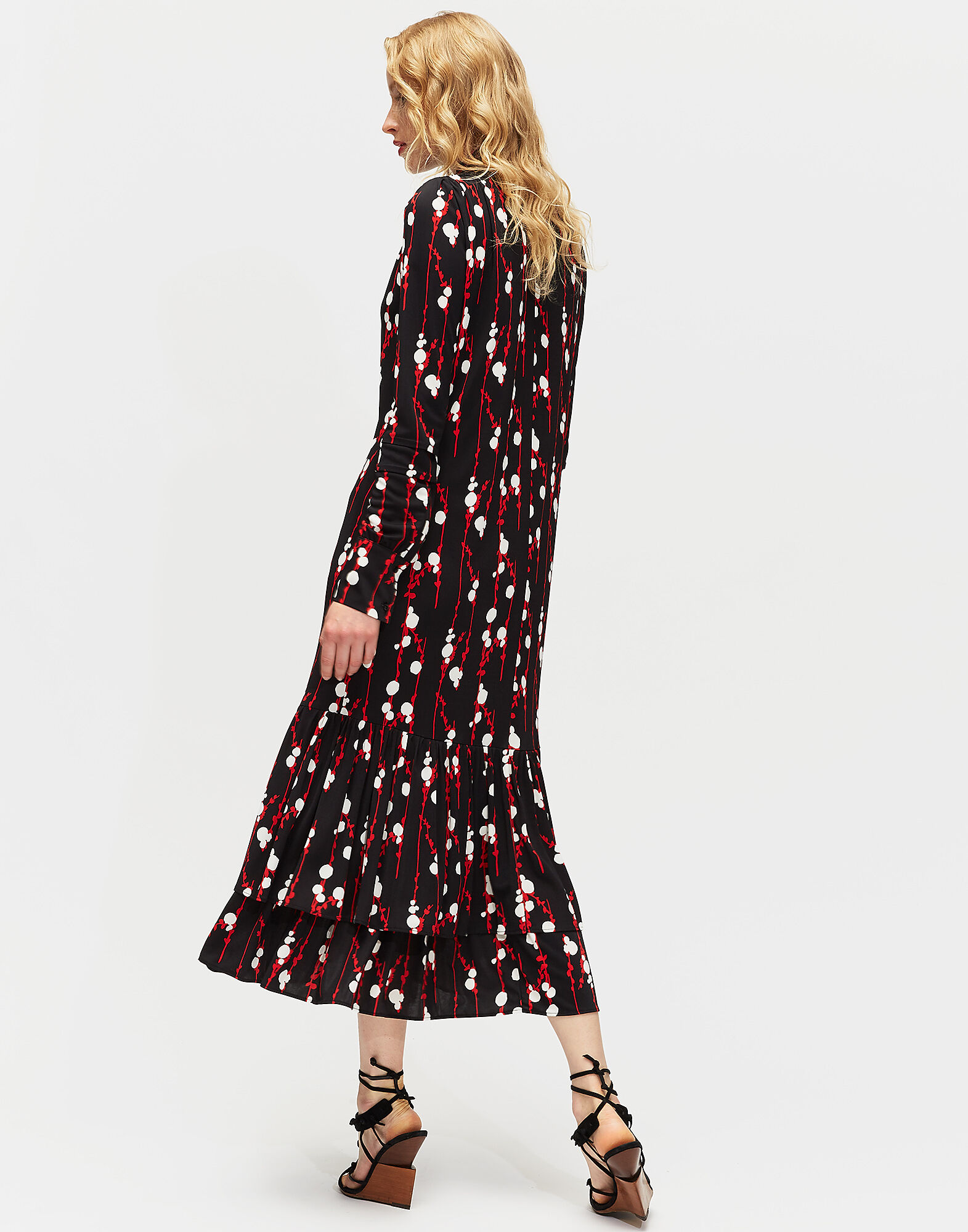 LaDoubleJ Good Witch Dress Pussy Willow Nero DRE0088JER004PUS0003