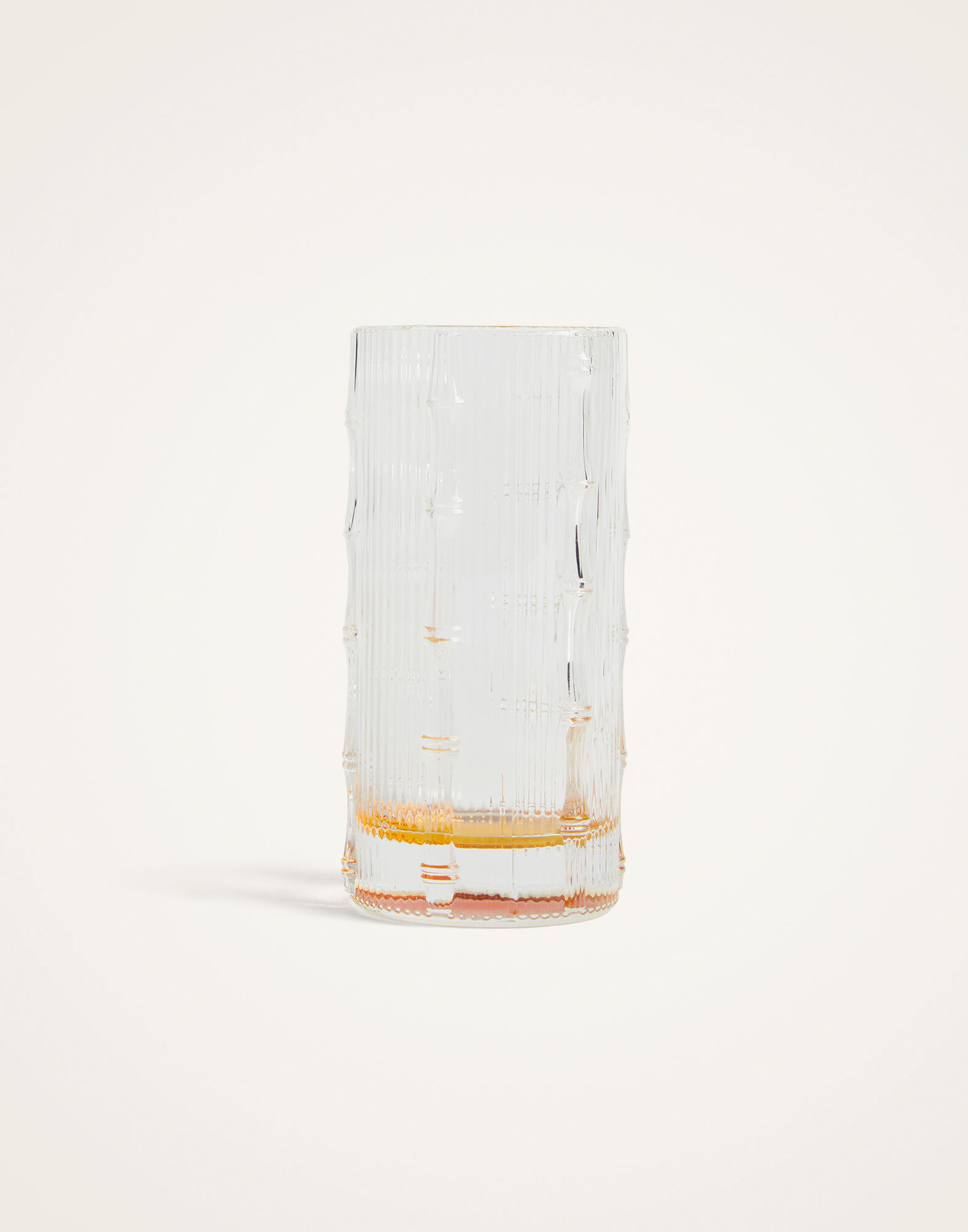 La DoubleJ Bamboo Highball Set Of 2 Solid Amber GLA0053GLS002SOLIDYE10