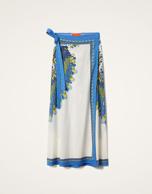 La DoubleJ Sarong Skirt Chakra Plac&eacute;e Multicolor SKI0122COT056CHA05MU01