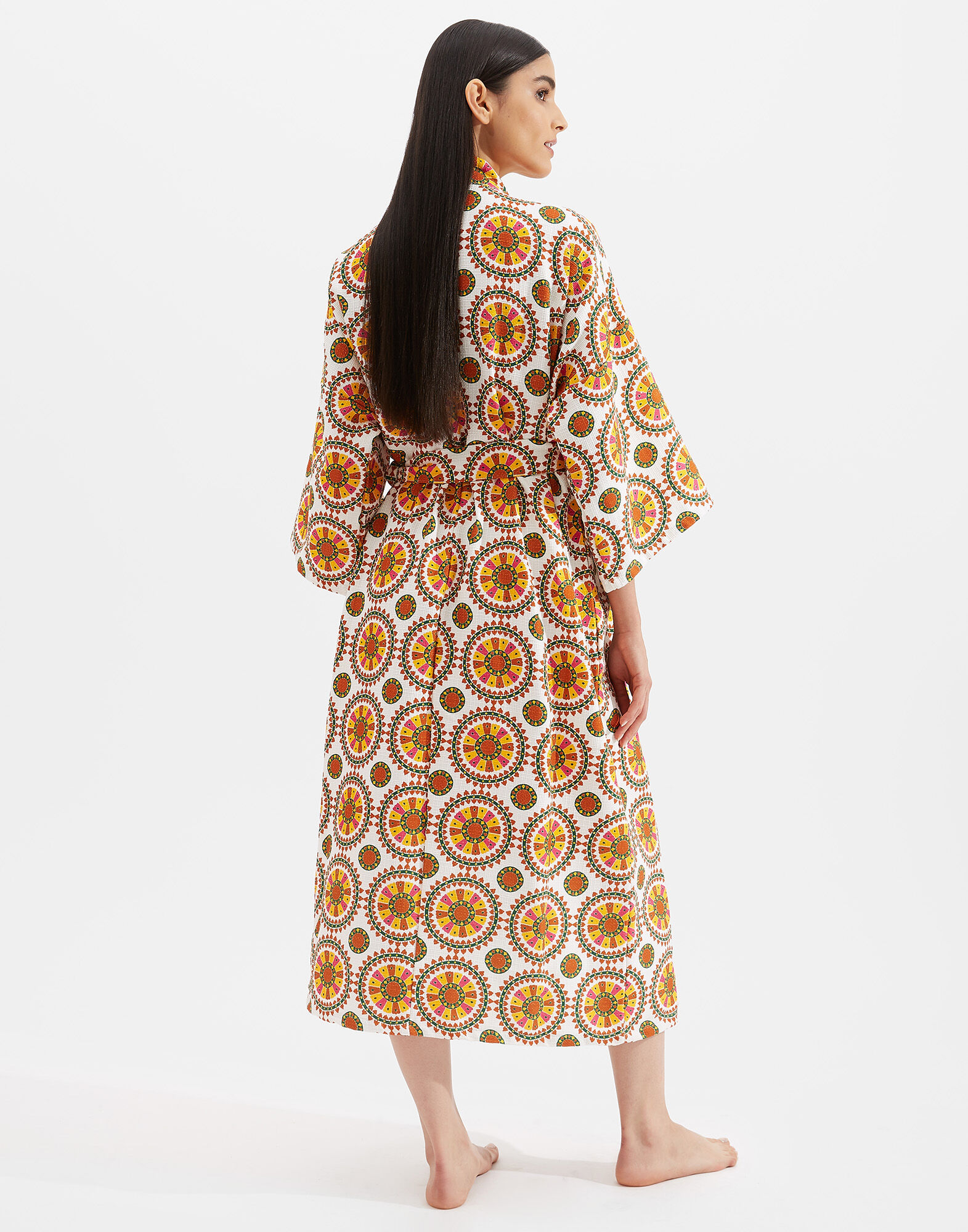 La DoubleJ Unisex Big Robe Ruote Festa JAC0035COT024RUO0006