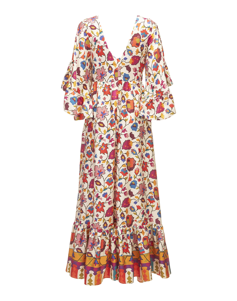 La DoubleJ Bella Dress La DoubleJ Bella Dress Maple DRE0266SIL001MAP0001
