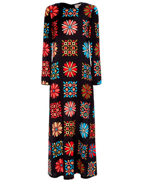 La DoubleJ Long Sleeve Swing Dress Vetrata Grande DRE0184VIS001VET0003