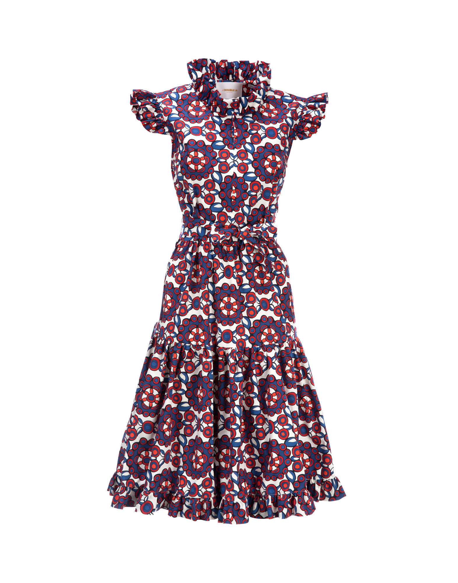 LaDoubleJ Short and Sassy Dress Kaleidoscope Blu DRE0003COT001KAL0003