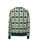 La DoubleJ Crew Boy Sweater La DoubleJ Crew Boy Sweater Verde Mix PUL0061KNI036VAR0060