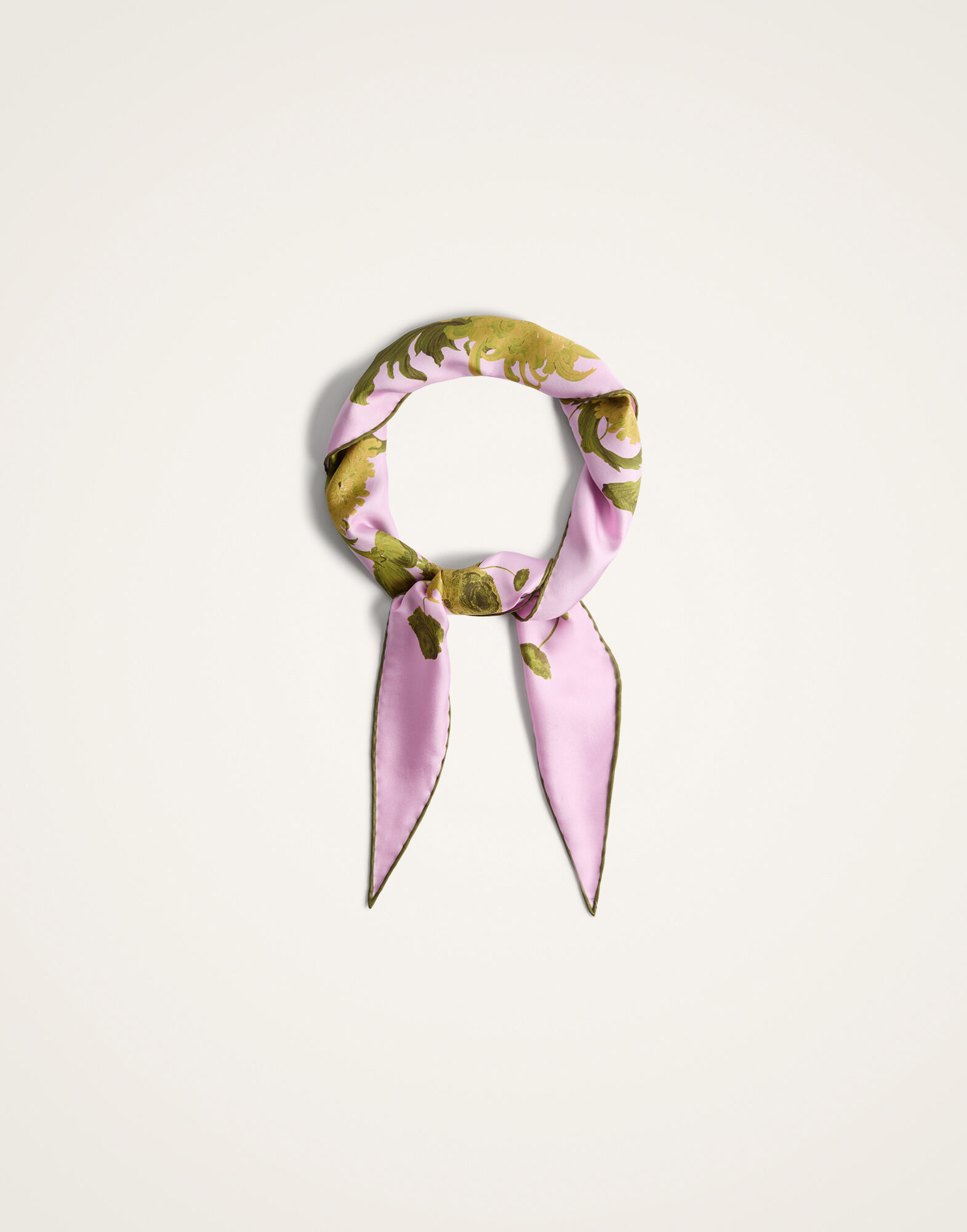 La DoubleJ Diamond Scarf Coven Plac&eacute;e Pink SCA0105SIL006COV05PI01