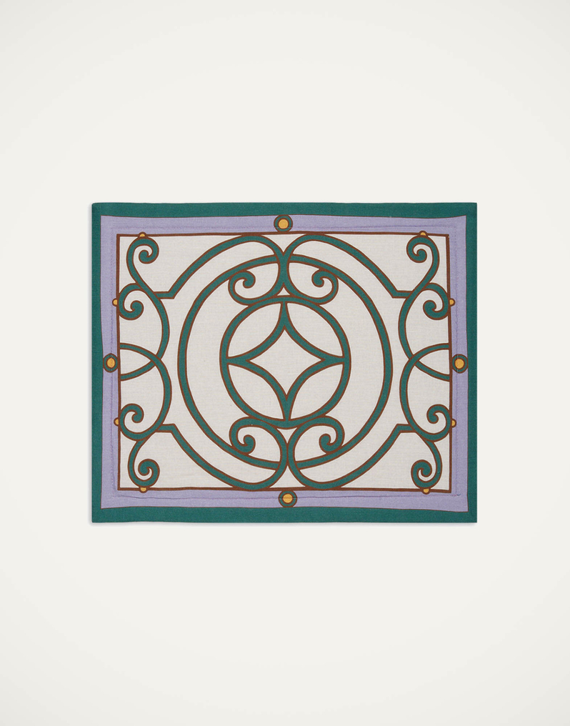 La DoubleJ Placemat Set Of 2 La DoubleJ Placemat Set Of 2 Cortile Ivory TBM0001LIN001CRL0010