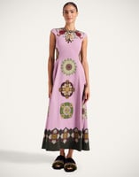 La DoubleJ Park Ave Dress La DoubleJ Park Ave Dress Nucleus Placée Dusty Pink DRE0857VIS006NUC06PI10