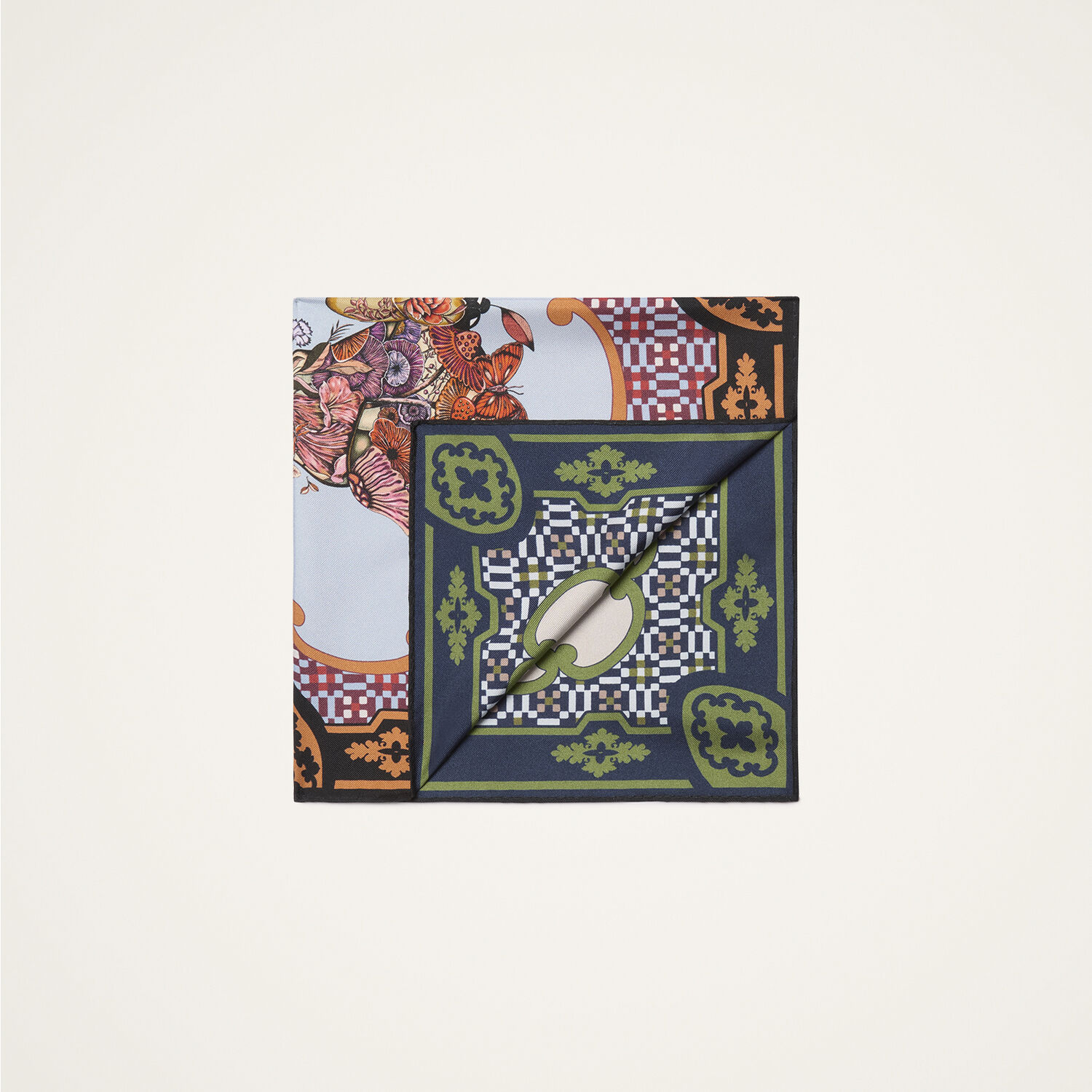 La Doublej Mini Foulard In Blue