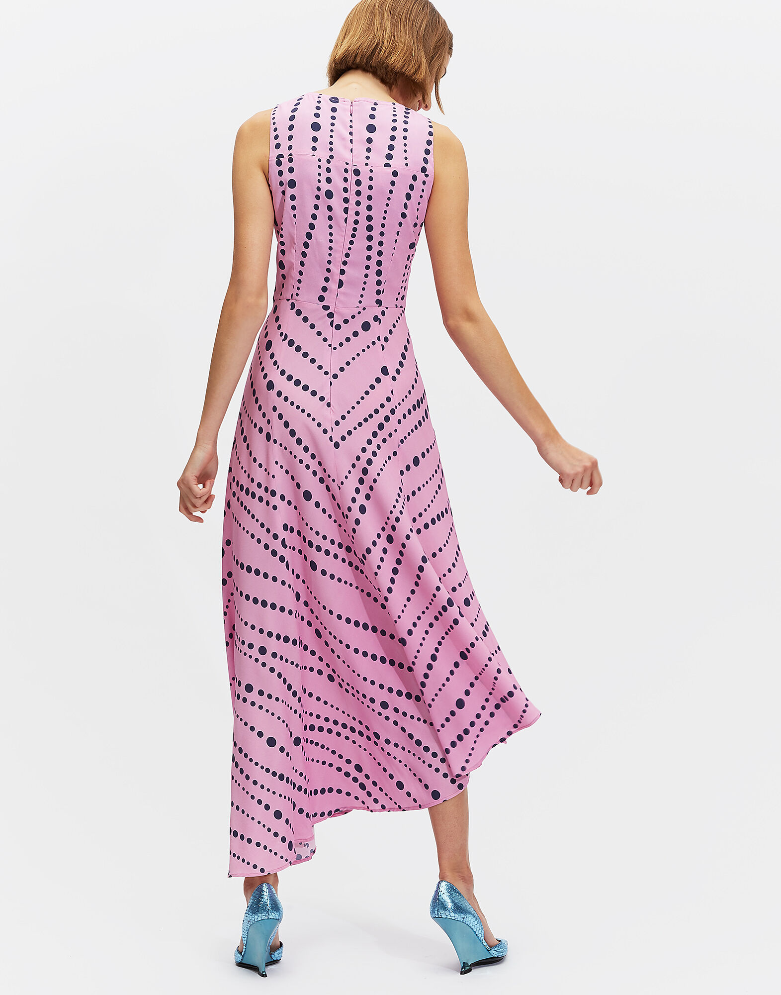 LaDoubleJ Sleeveless Pina Dress Perle DRE0079VIS001PER0001