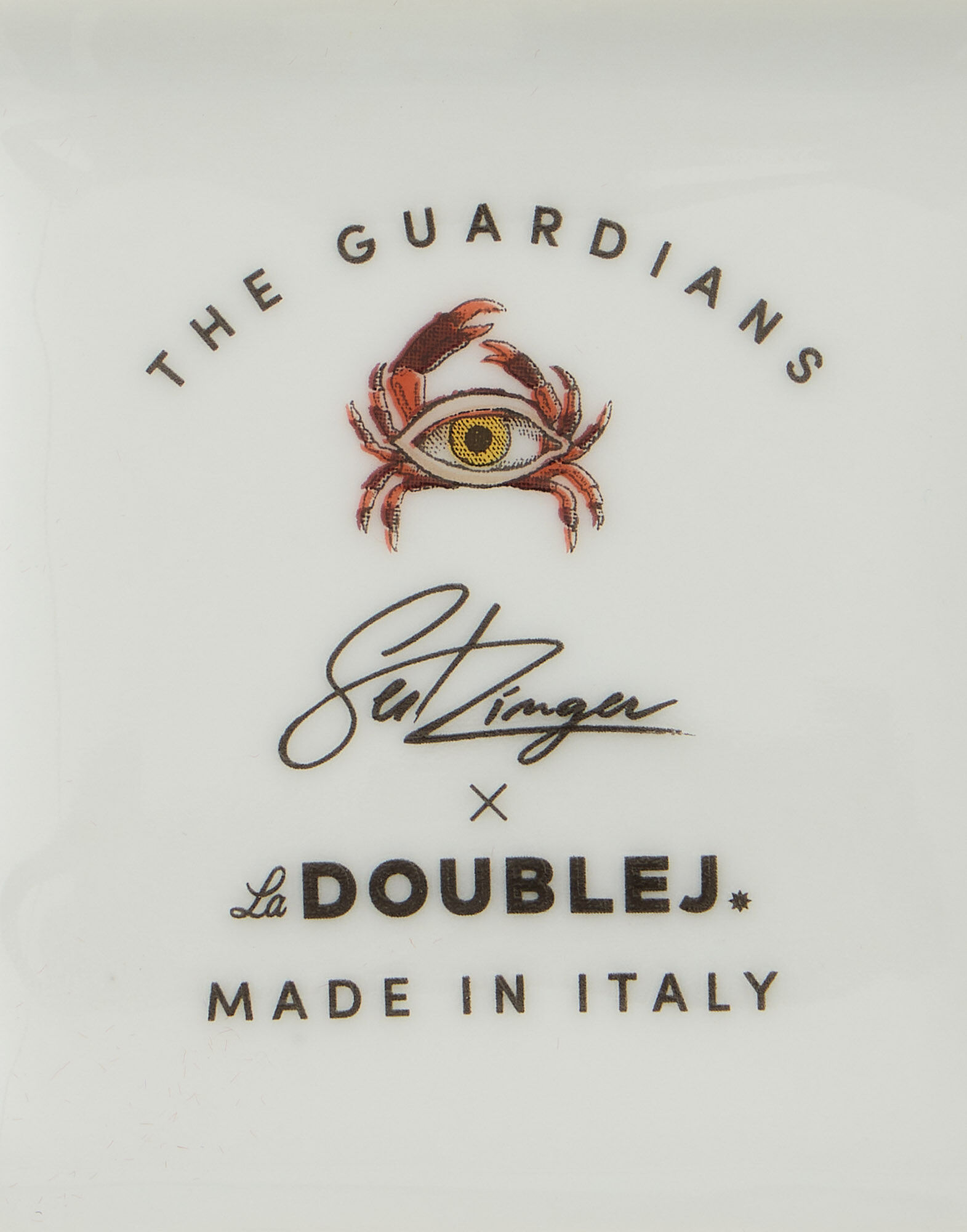 La DoubleJ Mini Trinket Tray The Keys Bordeaux TRI0009CER001KEY01RE02