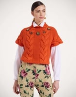 La DoubleJ Portrait Top La DoubleJ Portrait Top Solid Rust PUL0204KNI120VA272OR04