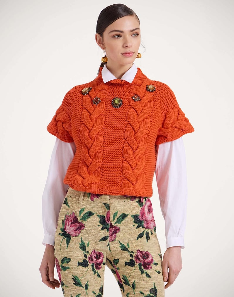 La DoubleJ Portrait Top La DoubleJ Portrait Top Solid Rust PUL0204KNI120VA272OR04