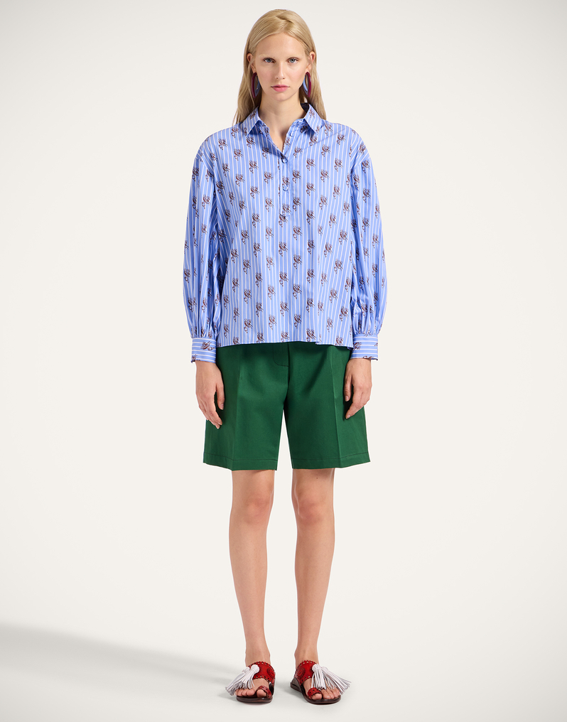 La DoubleJ Poet Shirt La DoubleJ Poet Shirt Gryphos Light Blue SHI0055COT059GRY03BU01