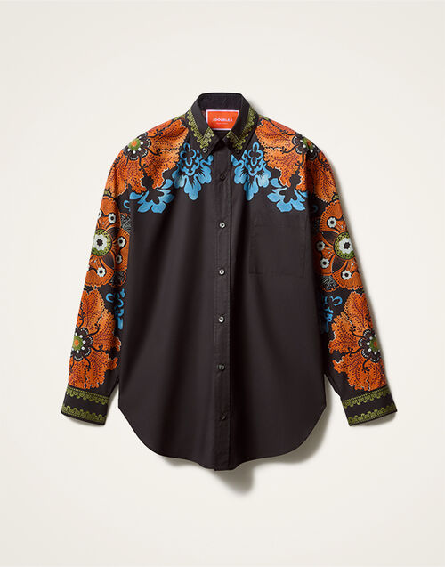 La DoubleJ Better Than Your Boyfriend's Shirt Bounty Placée Orange SHI0092COT015BOU01OR02