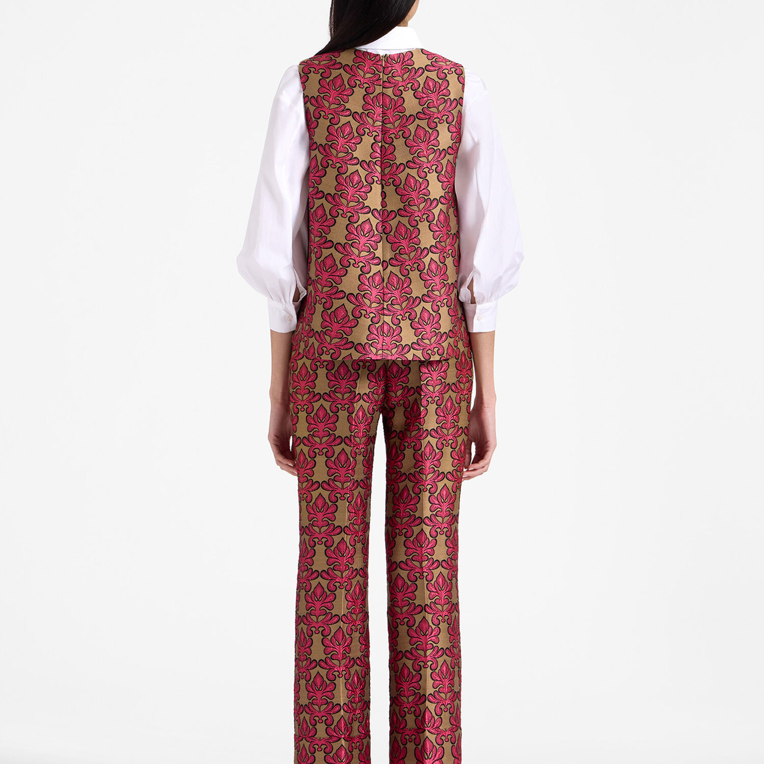 La Doublej Hendrix Pants In Herald Fuchsia