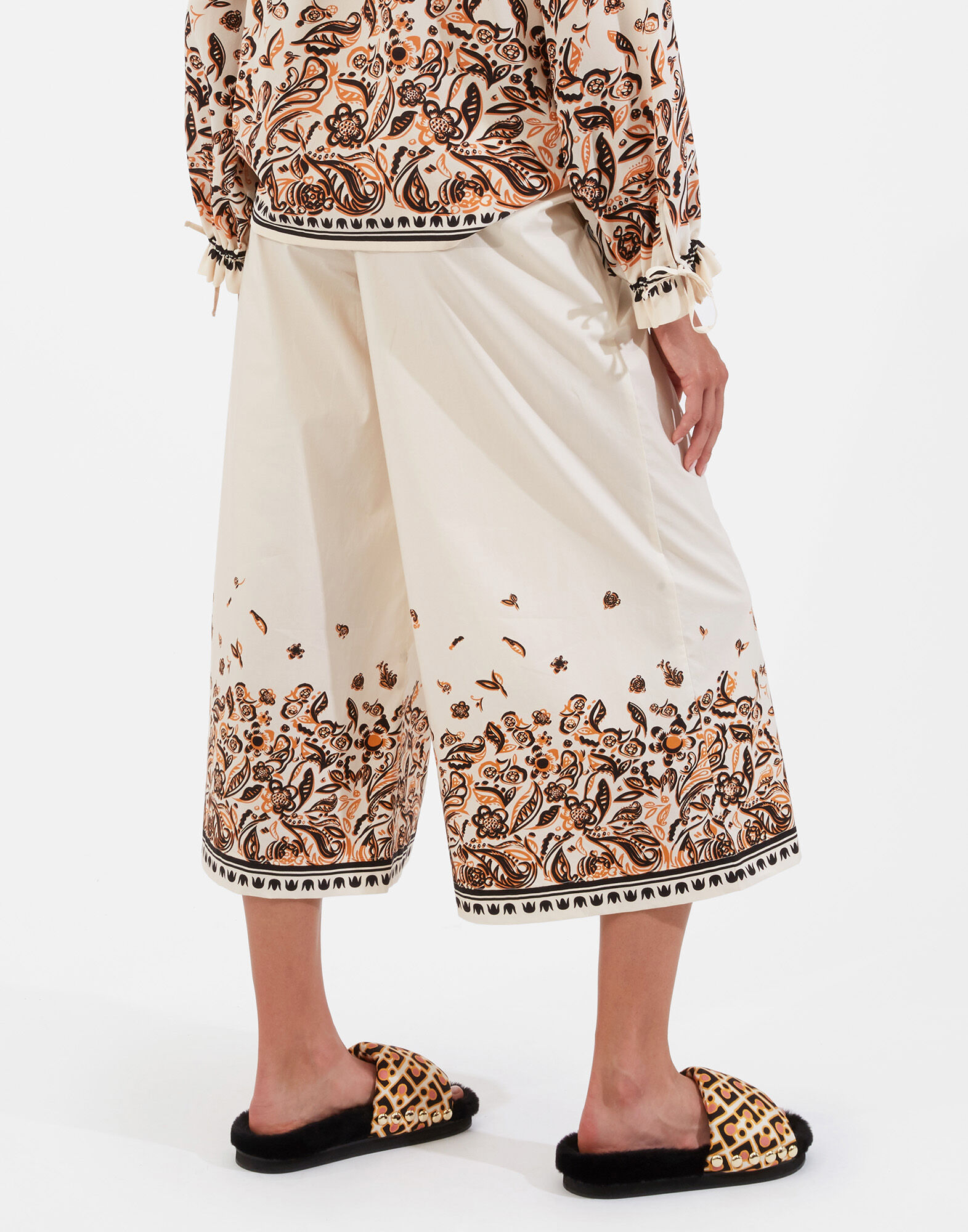 La DoubleJ Coulotte Pants Fauve Plac&eacute;e TRO0029COT015FAU0003