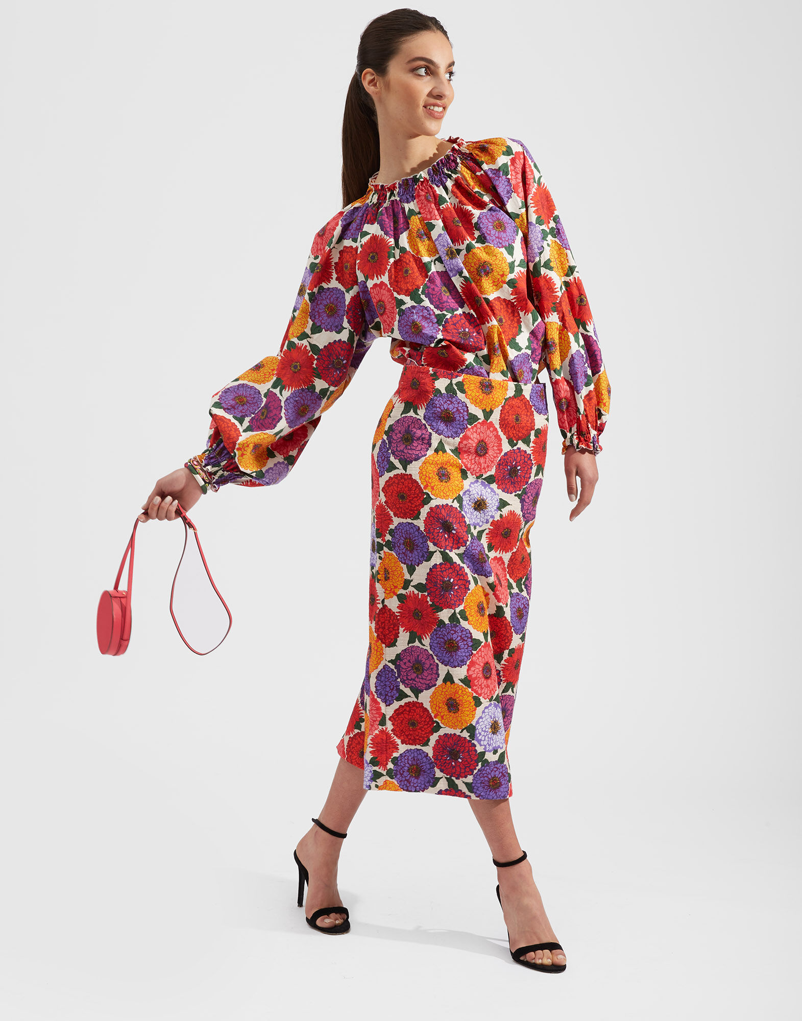 La DoubleJ Pencil Skirt Zinnie SKI0011COT005ZIN0001