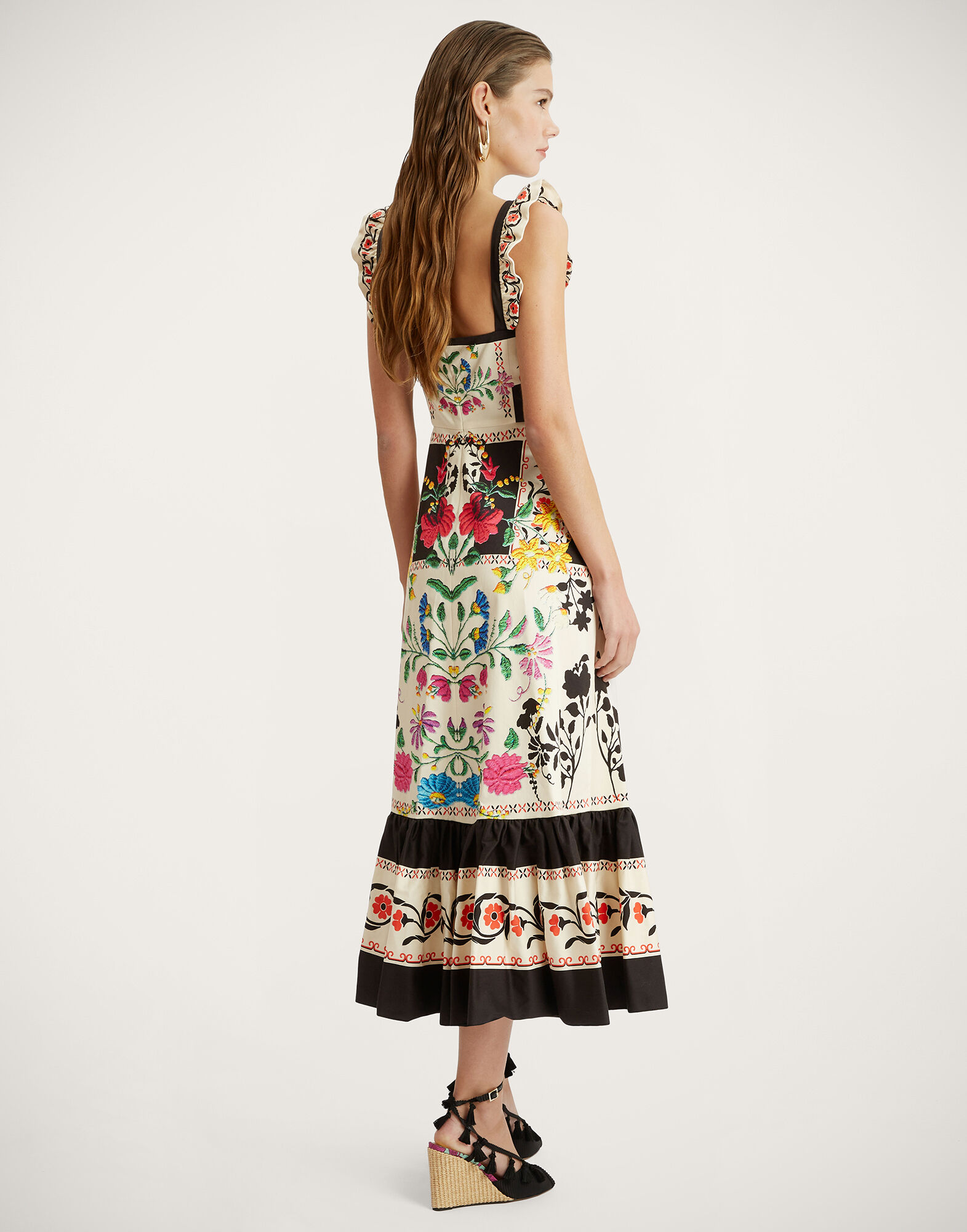 La DoubleJ Gingerbread Dress Plaza Plac&eacute;e Ivory DRE0672COT037PLA04WH04