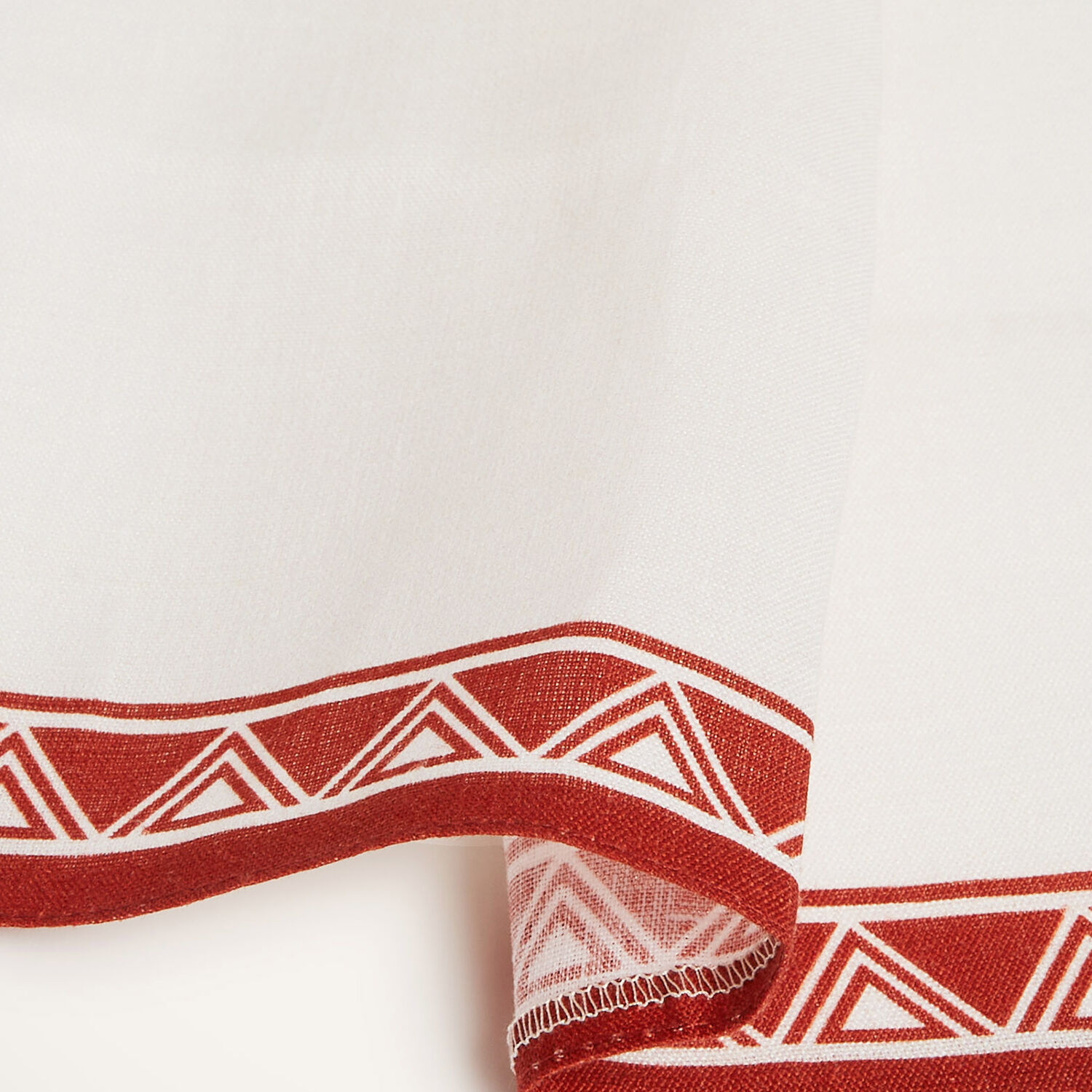 La Doublej Large Napkins Set Of 2 In Date Palms Brick