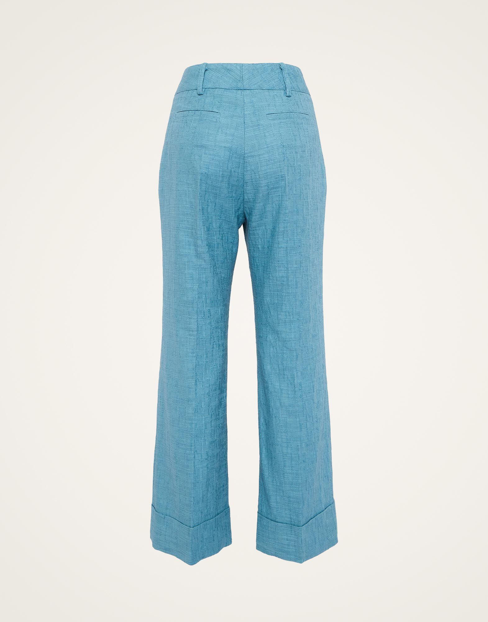 Hendrix Pants in Solid Light Blue for Women | La DoubleJ
