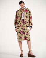 La DoubleJ Brooklyn Bomber La DoubleJ Brooklyn Bomber Roses Light Beige JAC0128COT069ROS06BR01