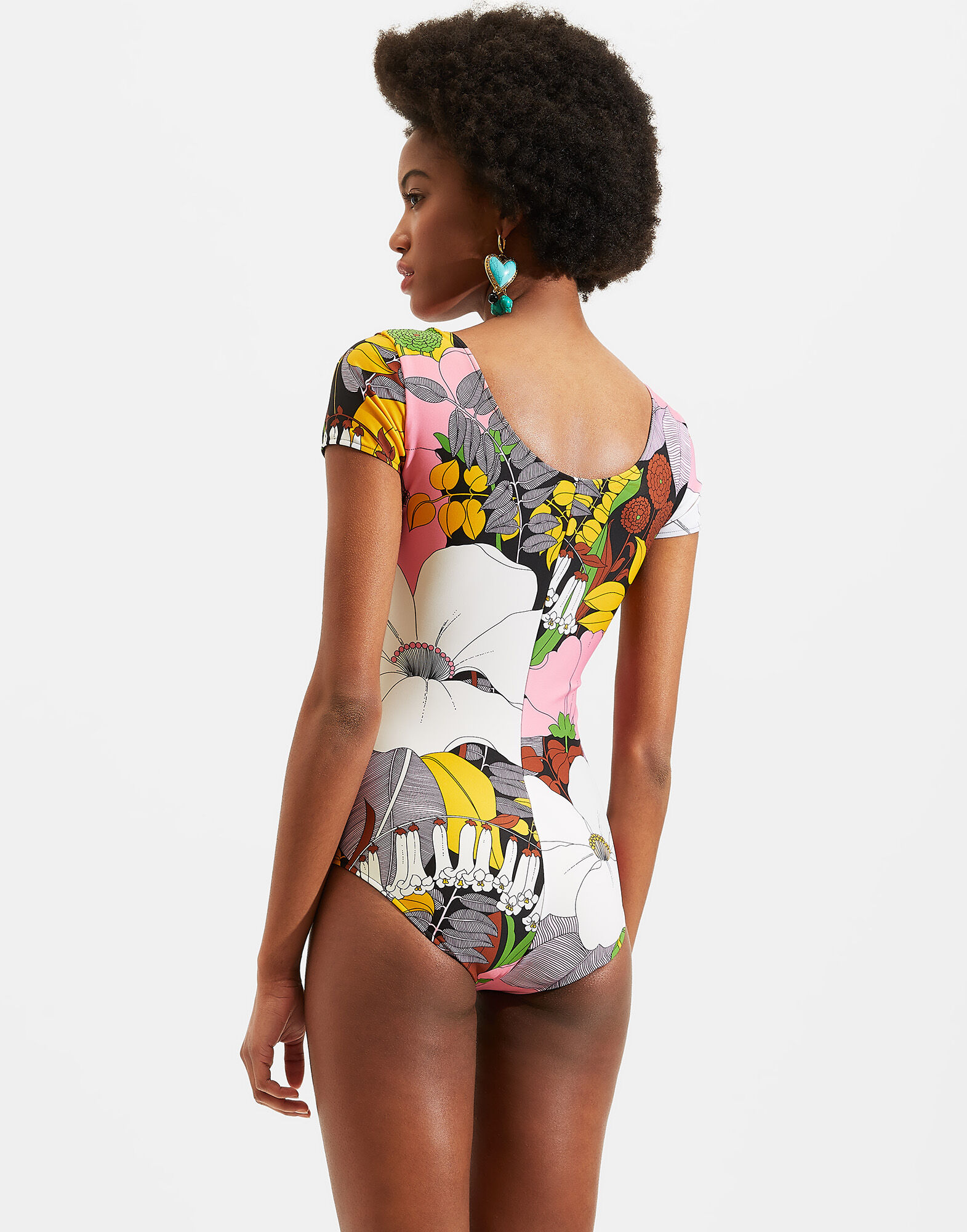 LaDoubleJ Ballet Suit Big Flower SWI0020LYC001BFL0001