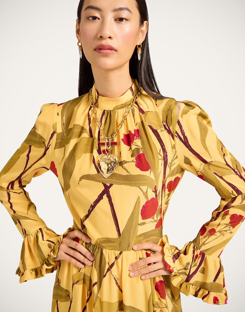 La DoubleJ Visconti Dress La DoubleJ Visconti Dress Bamboo Yellow DRE0041CRE001BMB01YE02