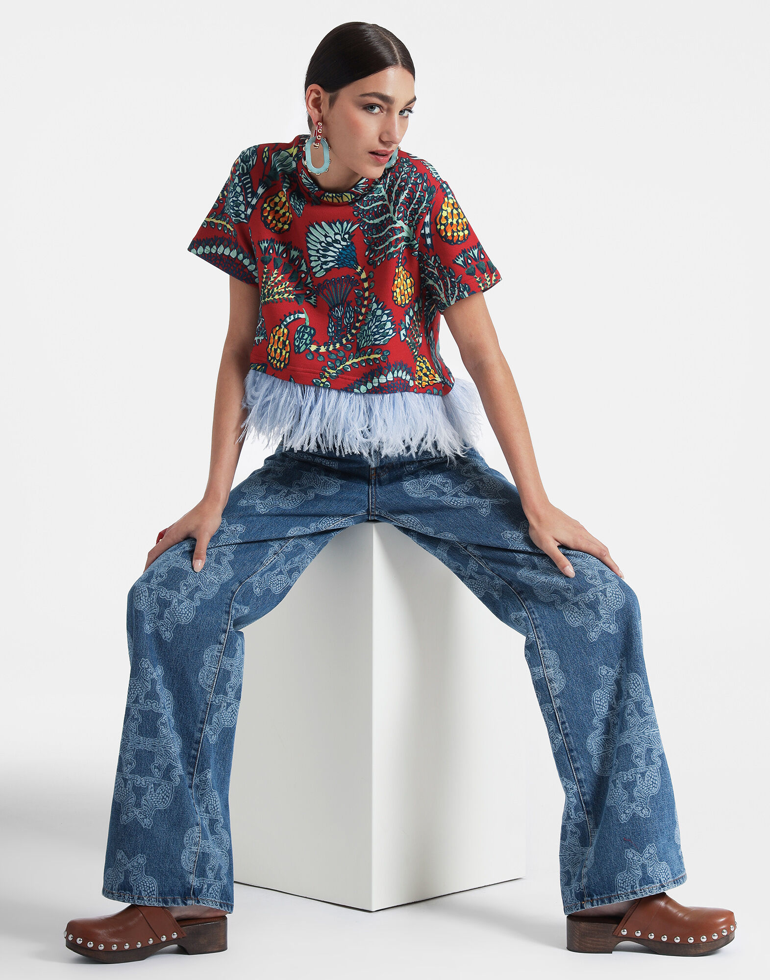 La DoubleJ La Scala Tee Sicomore Red TSH0026JER031SIC01RE01