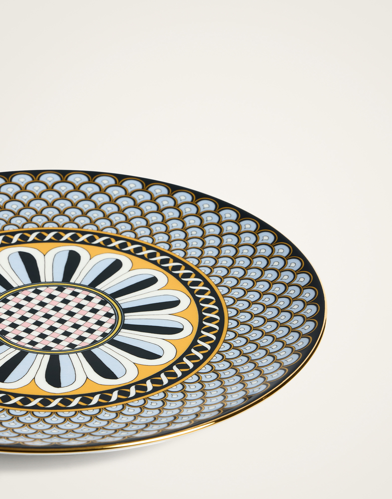 La DoubleJ Serving Platter La DoubleJ Serving Platter Napoli Midnight Blue PLA0001CER001NAP04BU04