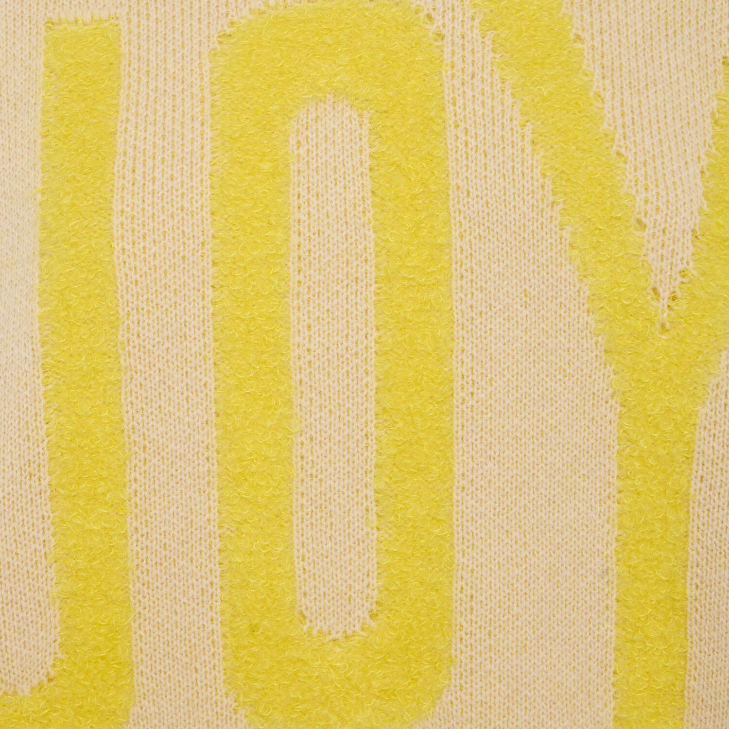 La Doublej Joy Sweater In Color Block Beige & Yellow