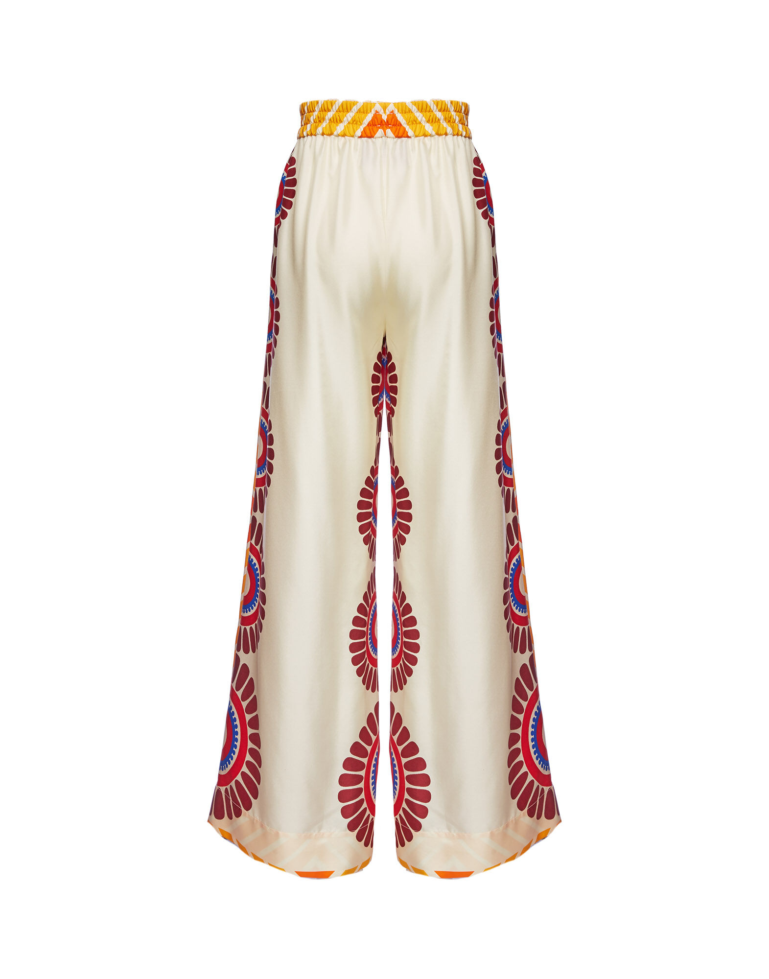 La DoubleJ Palazzo Pants Solar Plac&eacute;e TRO0026SIL006SOL0002