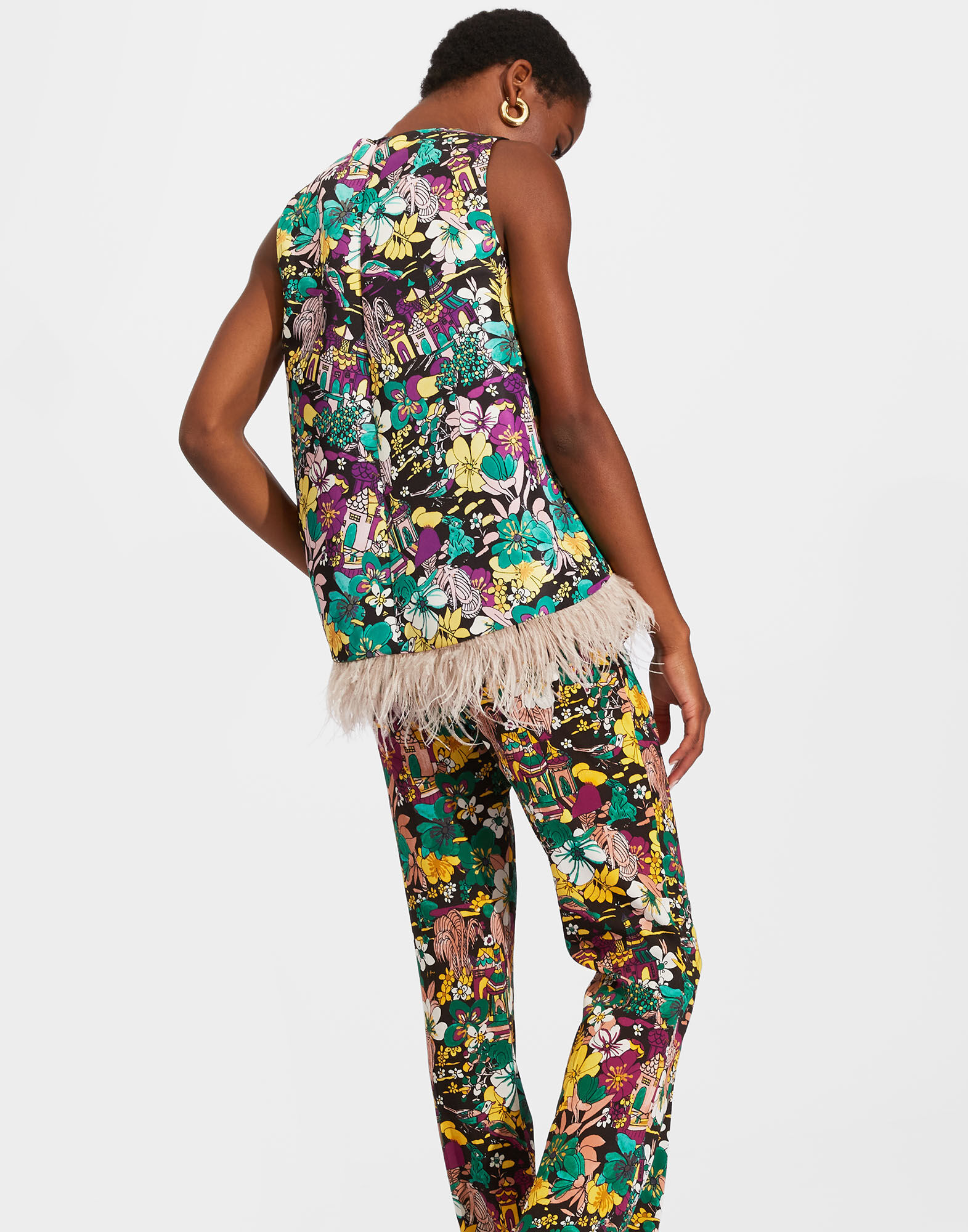 La DoubleJ La Scala Top (With Feathers) Temples TOP0013FAI001TEM0001