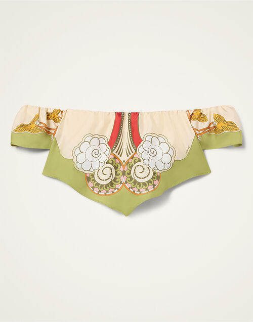 La DoubleJ Sand Dollar Top Ambrosia Plac&eacute;e Green TOP0153SIL017AMB03GR02
