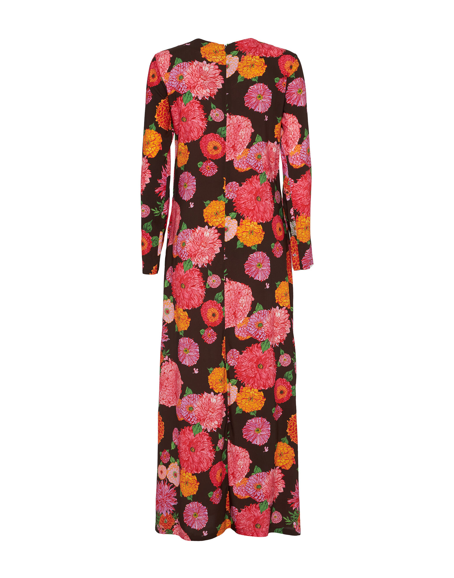 La DoubleJ Long Sleeve Swing Dress Gin Chocolate DRE0184VIS001GYN01BR07