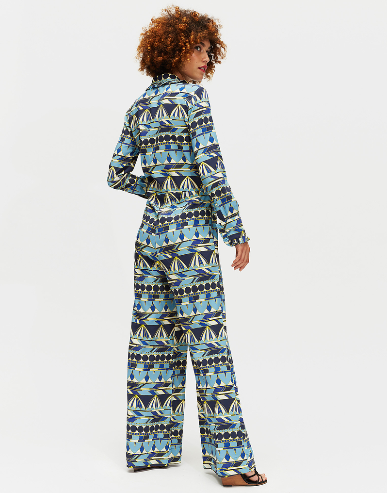 LaDoubleJ Jumpsuit LaDoubleJ Jumpsuit Umbrellas Blu DRE0072VIS001OMB0003