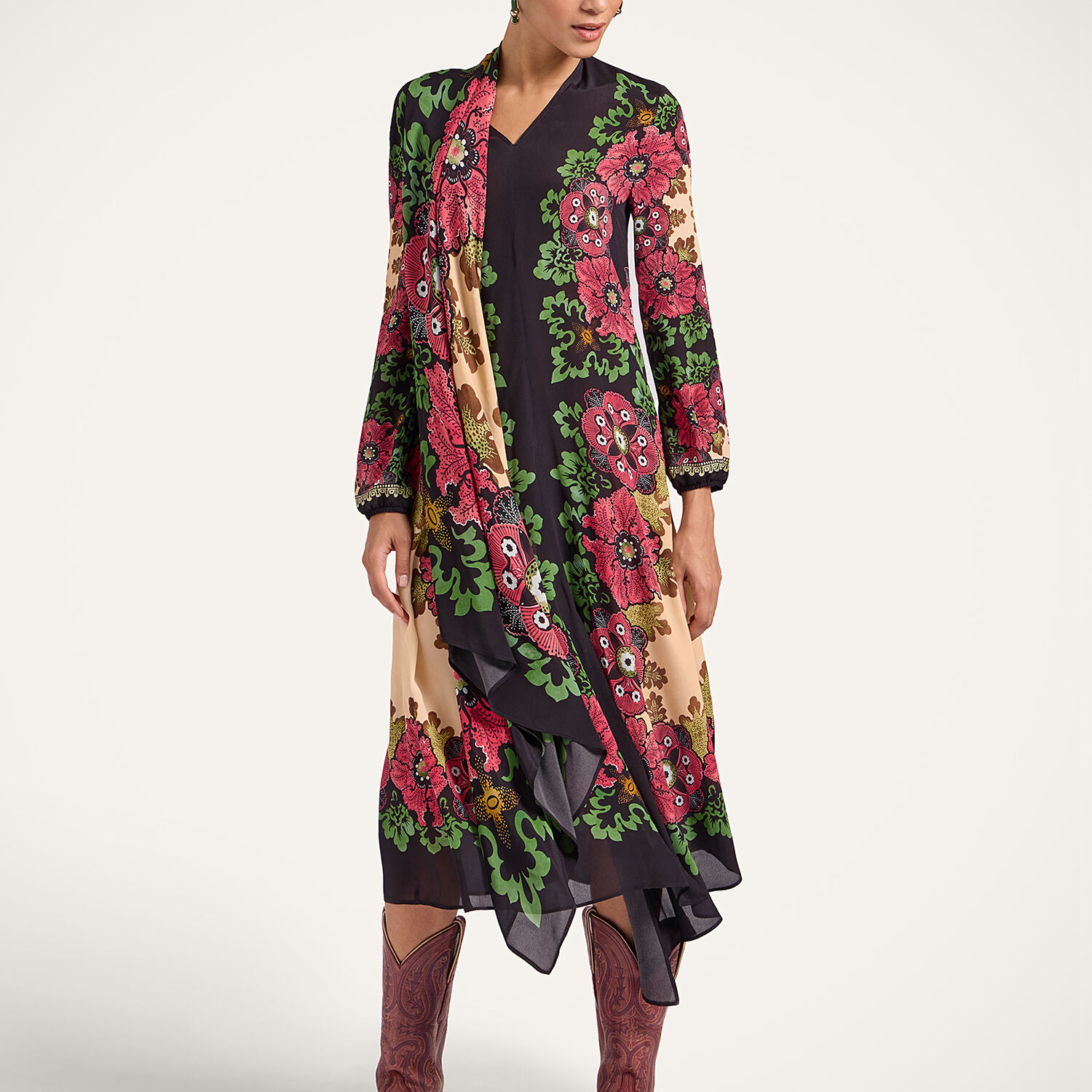 La Doublej Karis Dress In Multi