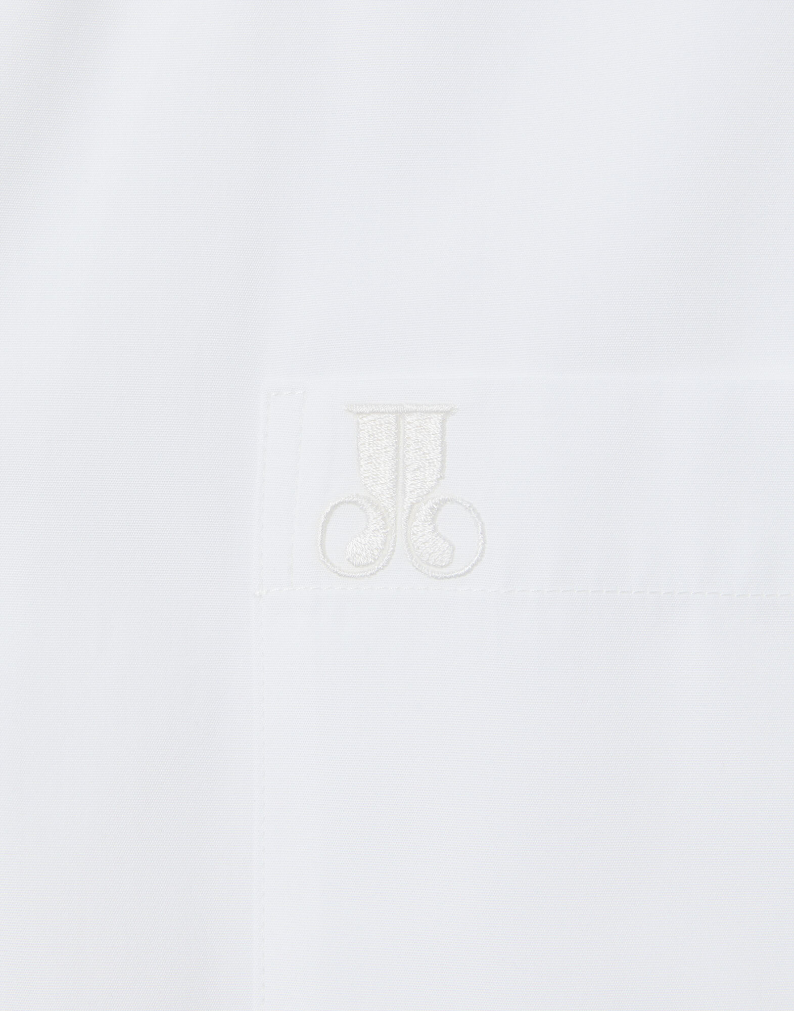 La DoubleJ Polo Short Shirt Solid White SHI0141COT064SOLIDWH01