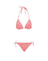 LaDoubleJ Triangle Bikini Top in Domino Valentino  SWI0003LYC001DOM0003